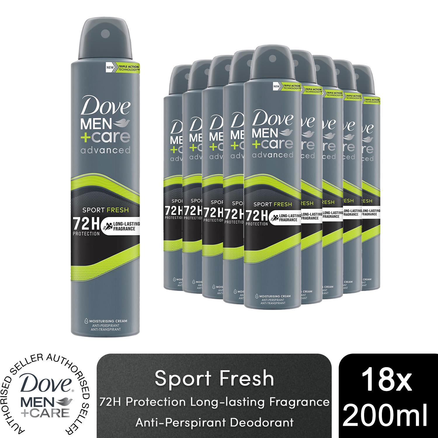 Dove Anti-Perspirant Men+Care Advanced 72H Protection Deodorant, 200ml - Picture 301 of 401