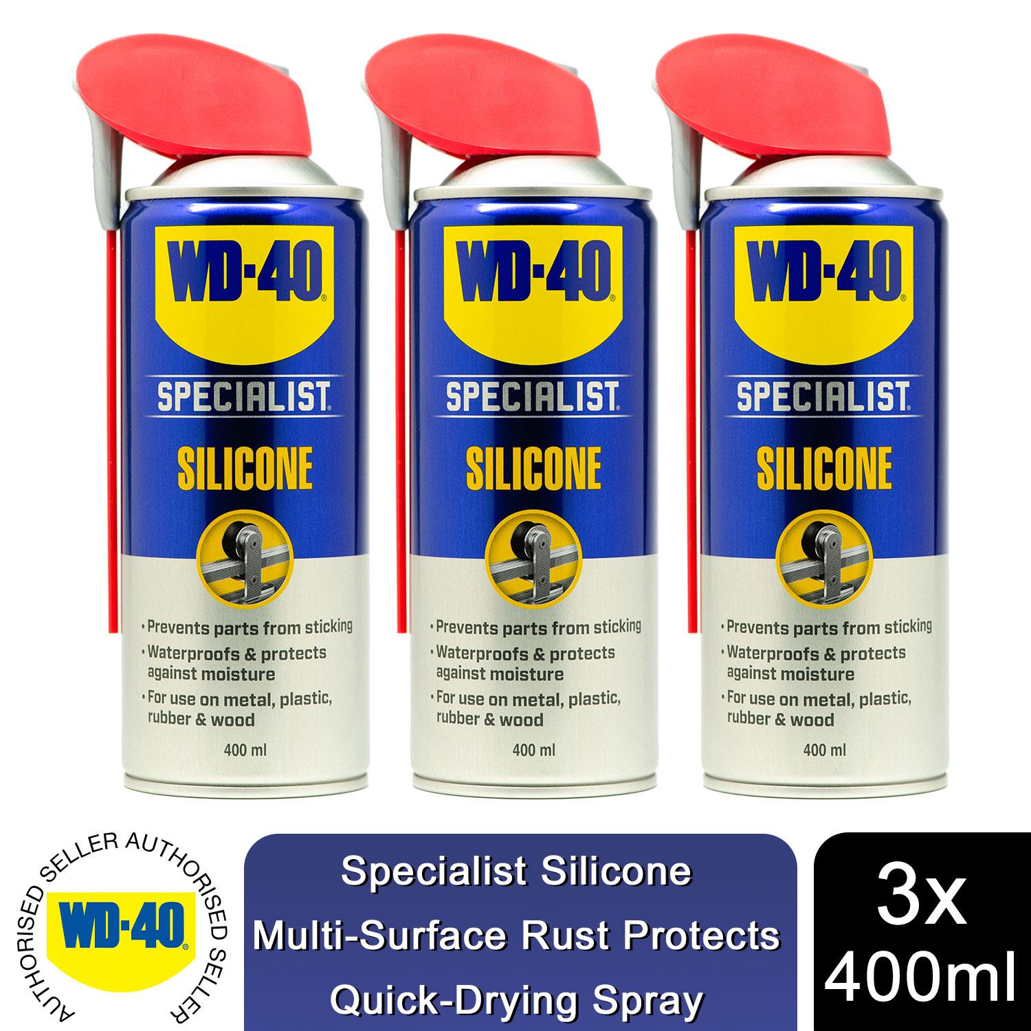 WD-40 Specialist Silicone Lubricant 400ml All-Weather Protection, Buy 1, 2 or 3 - Afbeelding 23 van 30