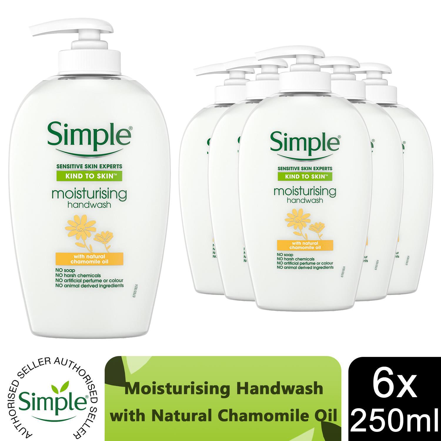 3xor6x 250ml Simple KindtoSkin Sensitive Skin Experts Hand Wash With Natural Oil - Picture 51 of 70
