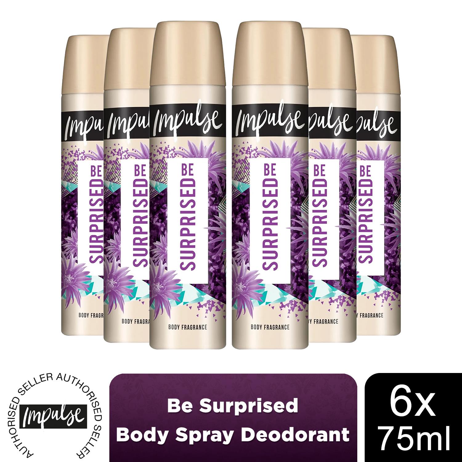 Impulse Body Spray Deodorant with Blend of Natural Scents 75ml, Multi-Packs - Picture 37 of 177