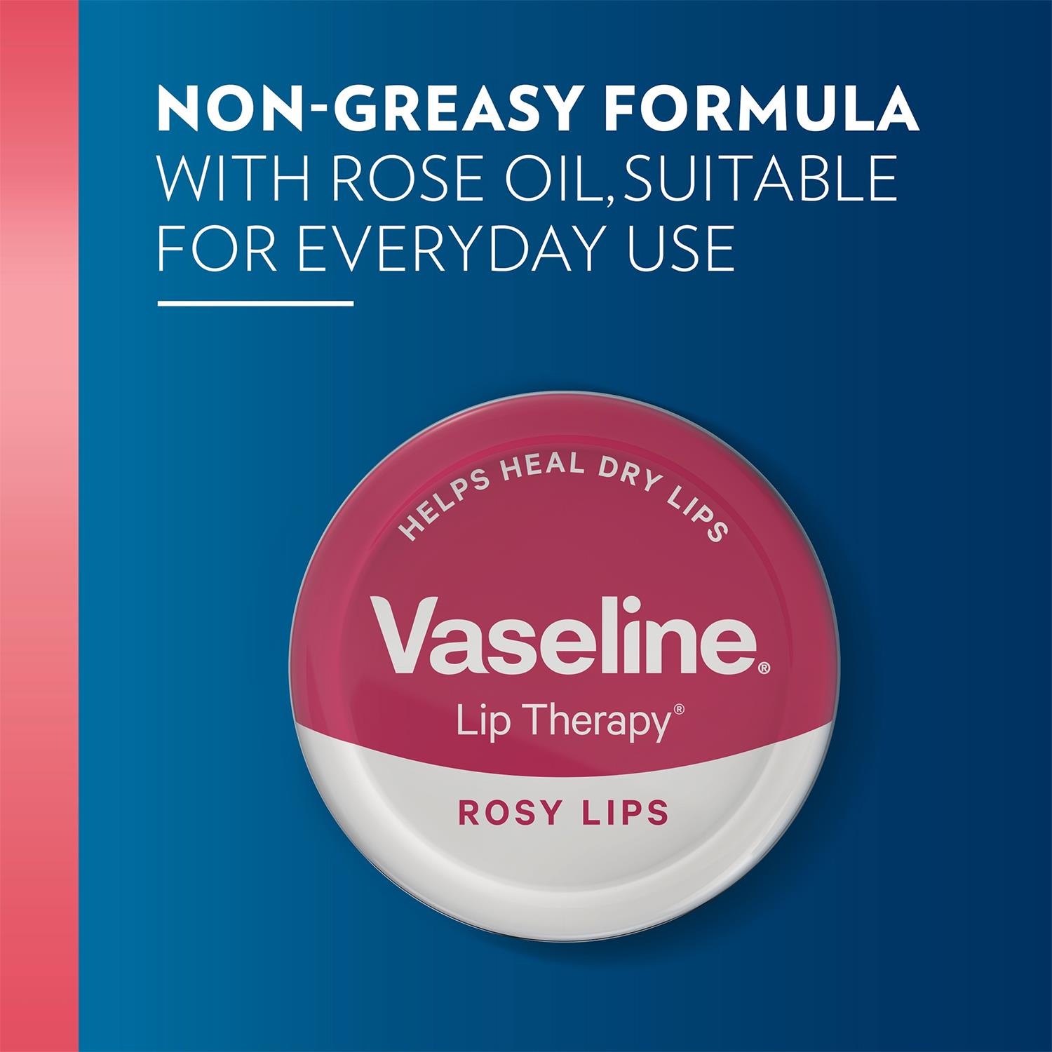 Vaseline Lip Therapy Petroleum Jelly, Rosy Lips/Aloe Vera/Original/Cocoa, 20gm - Picture 42 of 91