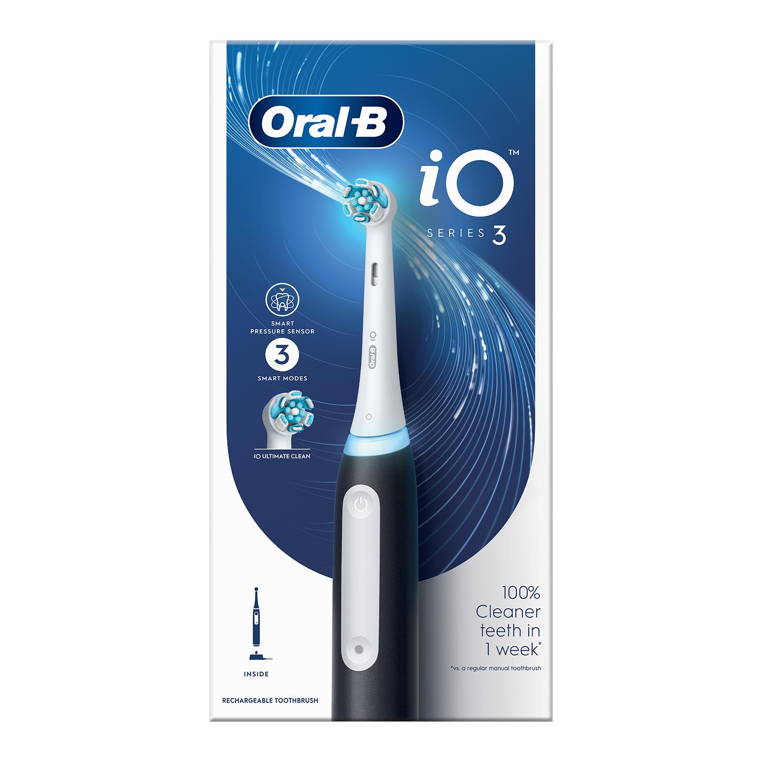Oral-B iO3 Elektrische Wiederaufladbare Zahnbürste mit 3 Reinigungsmodi - Bild 36 von 36