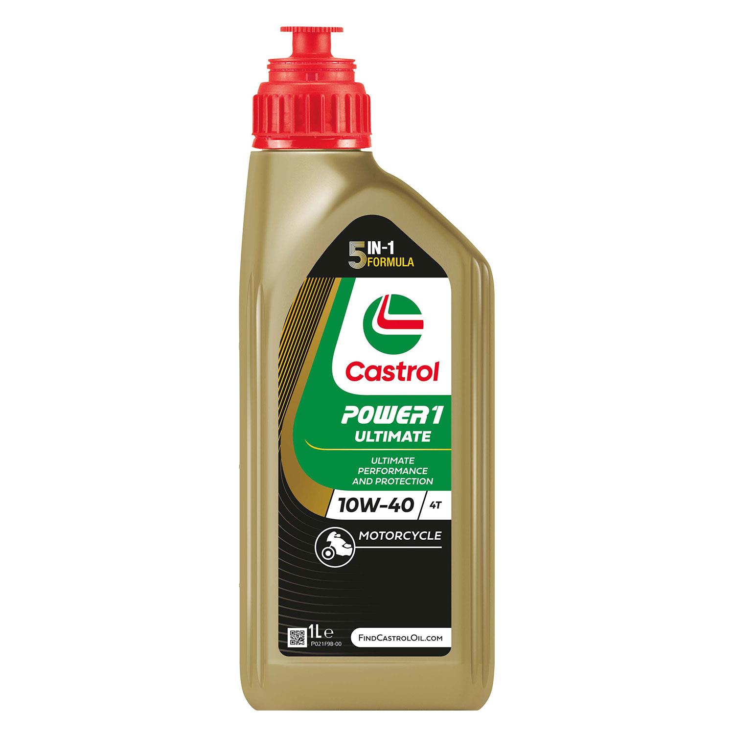 Castrol POWER 1 Ultimate 4T 10W-40 Motorcycle 4 Stroke Engine Oil, 1, 4, 5 or 8L - Picture 12 of 28