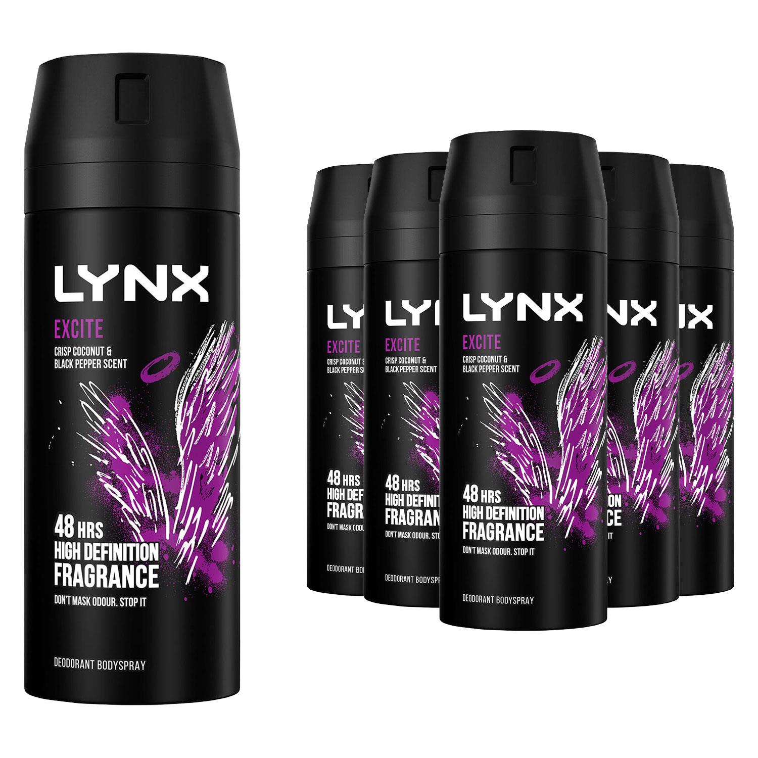 Lynx 48-Hour Odour Protection Body Spray Deodorant, 3 or 6 Pack, 150ml - Picture 150 of 185