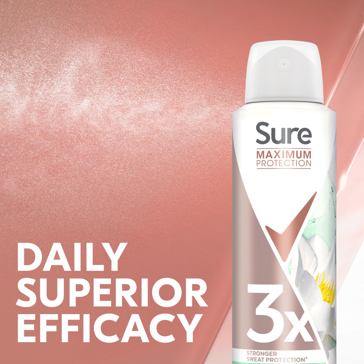 Sure Women Anti-Perspirant 96H Maximum Protection Deo 150ml, Select Scent & Pack - Picture 82 of 200
