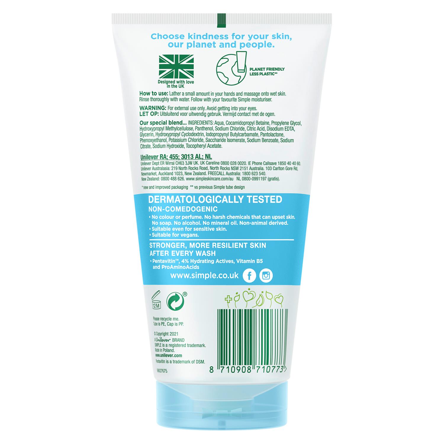 Simple Water Boost Hydrating Moisturisers, Cleanser & Face Mask For Dry Skin - Picture 39 of 89