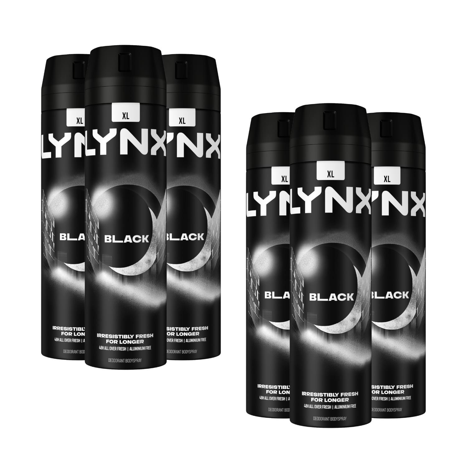 Lynx XL 48-Hour High Definition Fragrance Body Spray Deodorant, 6