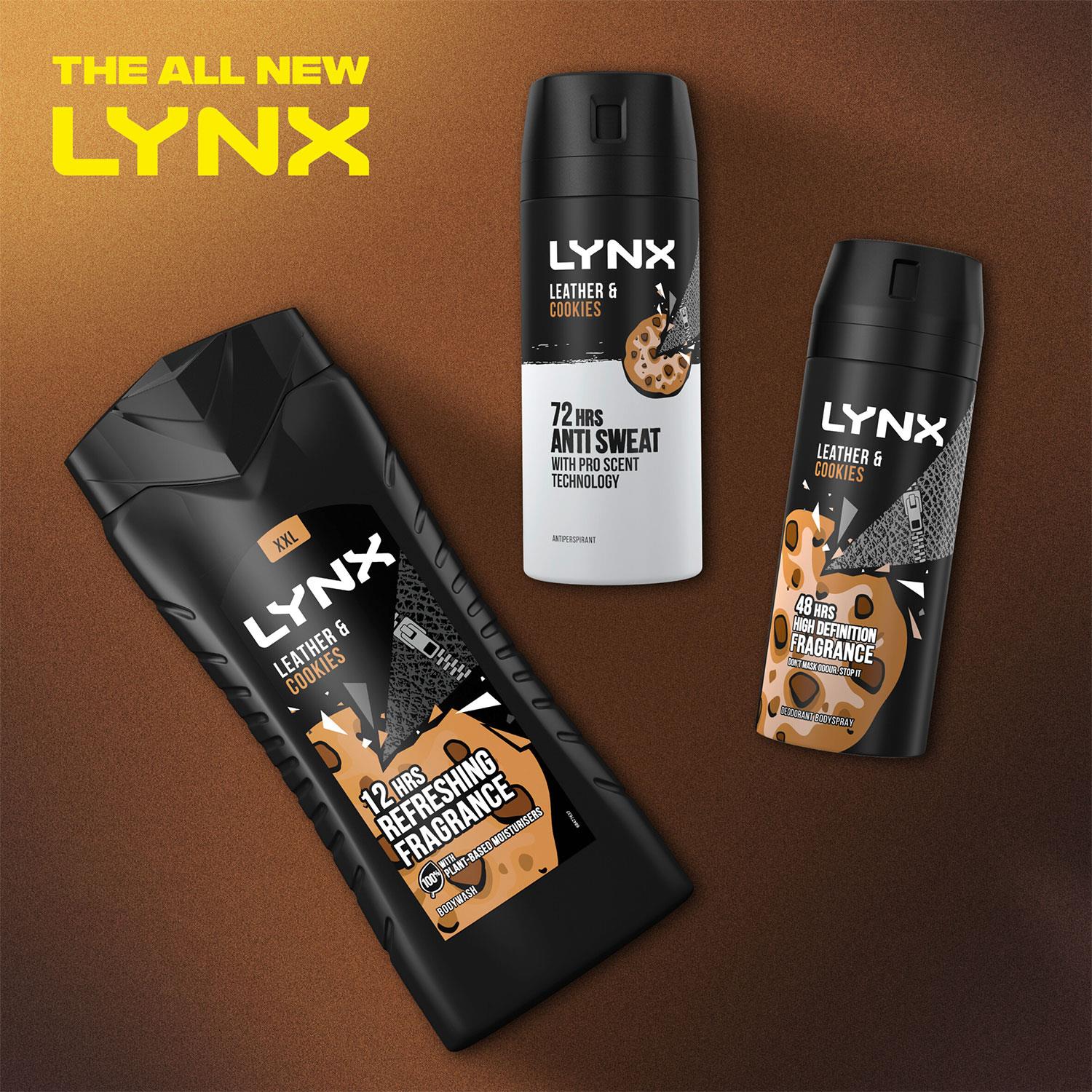 Lynx 12hrs Refreshing Fragrance Shower Gel with 100 Moisturisers 6x