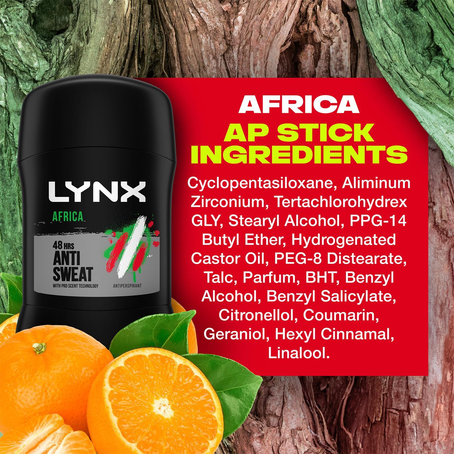 Lynx Deodorant Stick with 48Hrs or 72Hrs of Freshness 50ml, 3 Pack - Picture 13 of 47