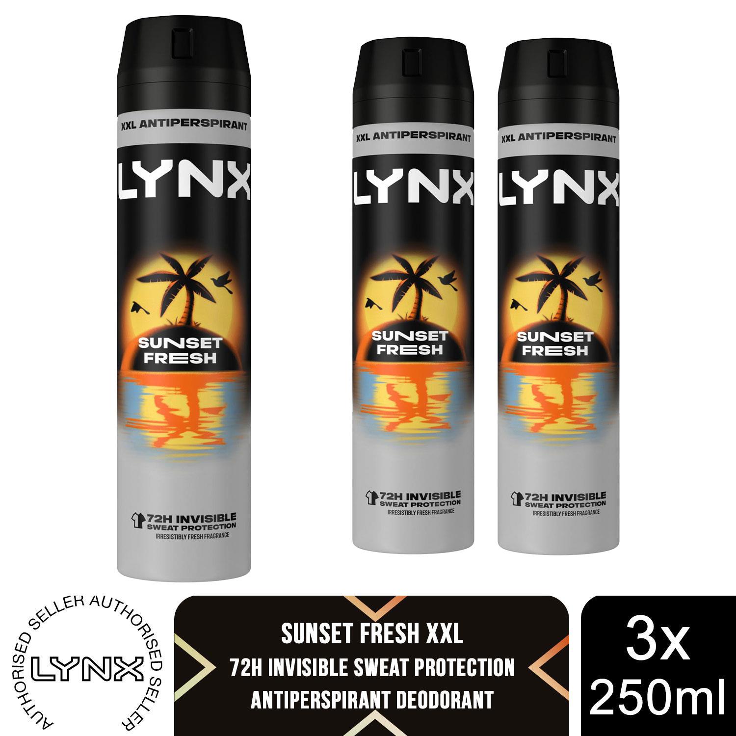 Lynx XXL Anti-Perspirant 72-Hour Sweat Protection Deodorant Spray 250ml, 3 Pack - Picture 73 of 78
