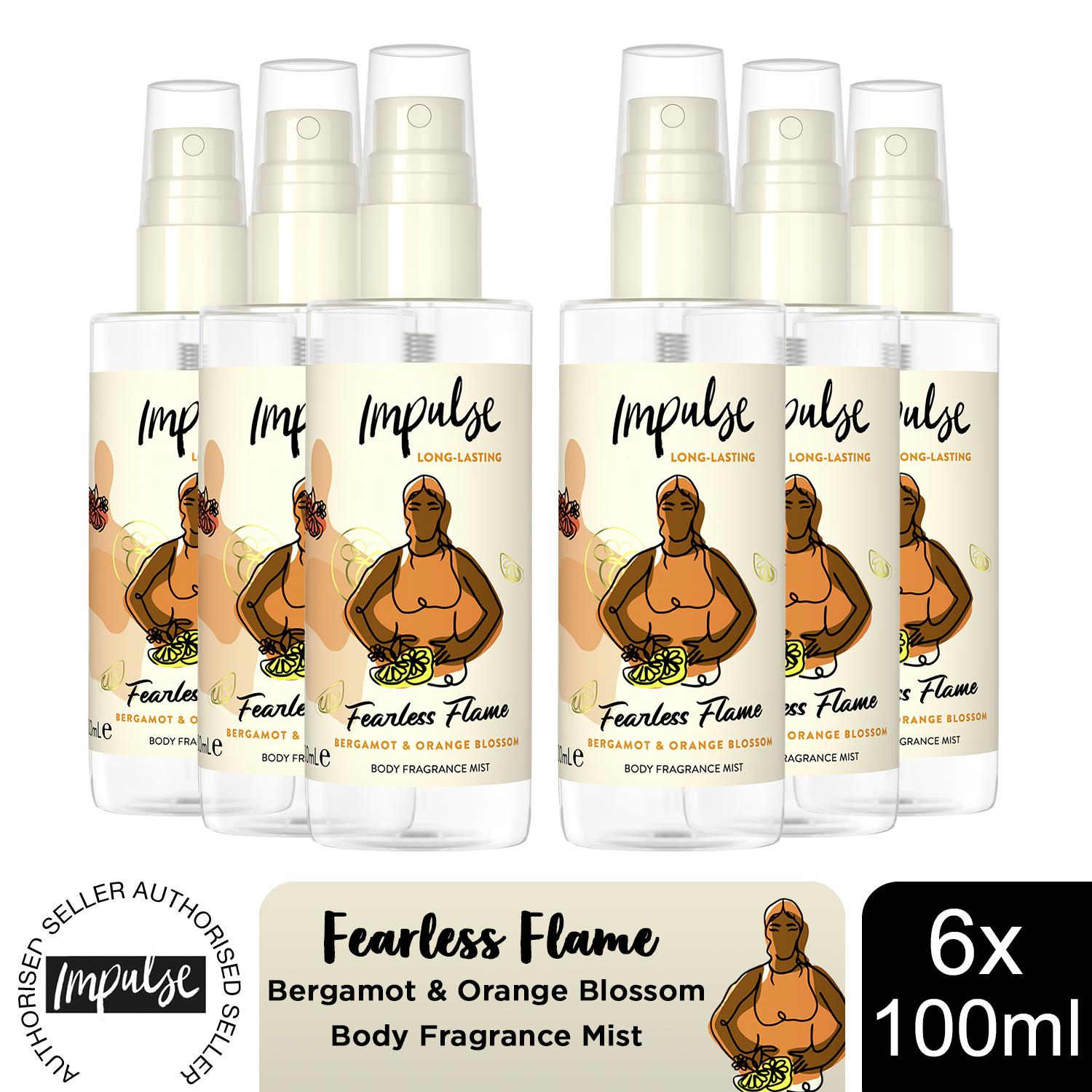 Impulse Body Mist with Long Lasting Fresh Fragrance Range for Women 6 Pack,100ml - Picture 13 of 61
