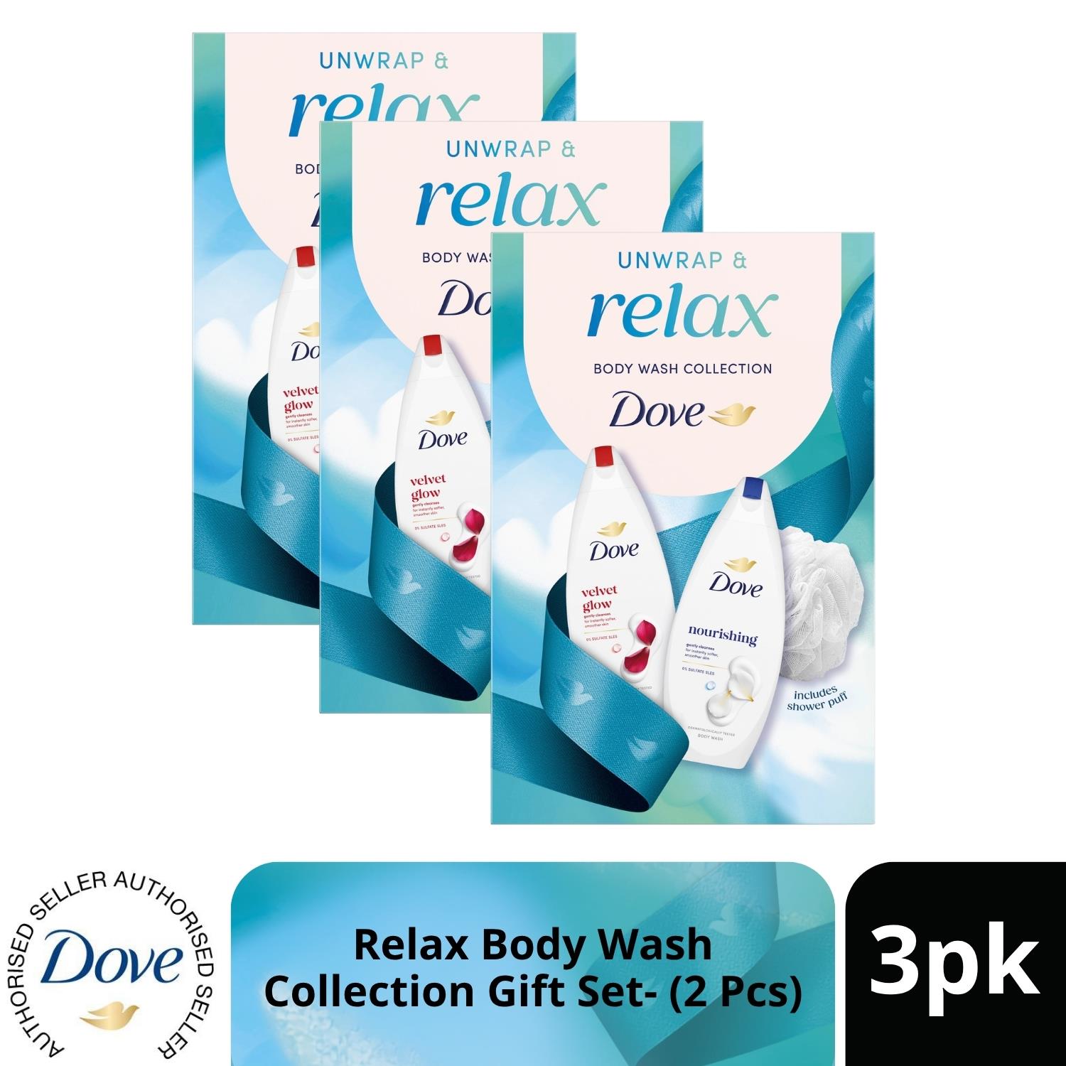 Dove Relax Body Wash Collection - Gift Set - 2 Piece | Size: 1 pack - Image 2