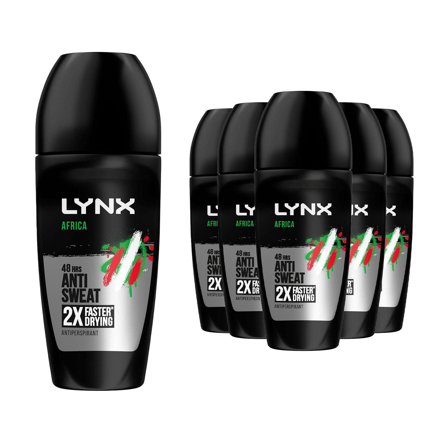 Lynx Africa, Epic Fresh or Sunset Fresh Anti-Perspirant Roll On 50ml, 6 Pack - Picture 21 of 35