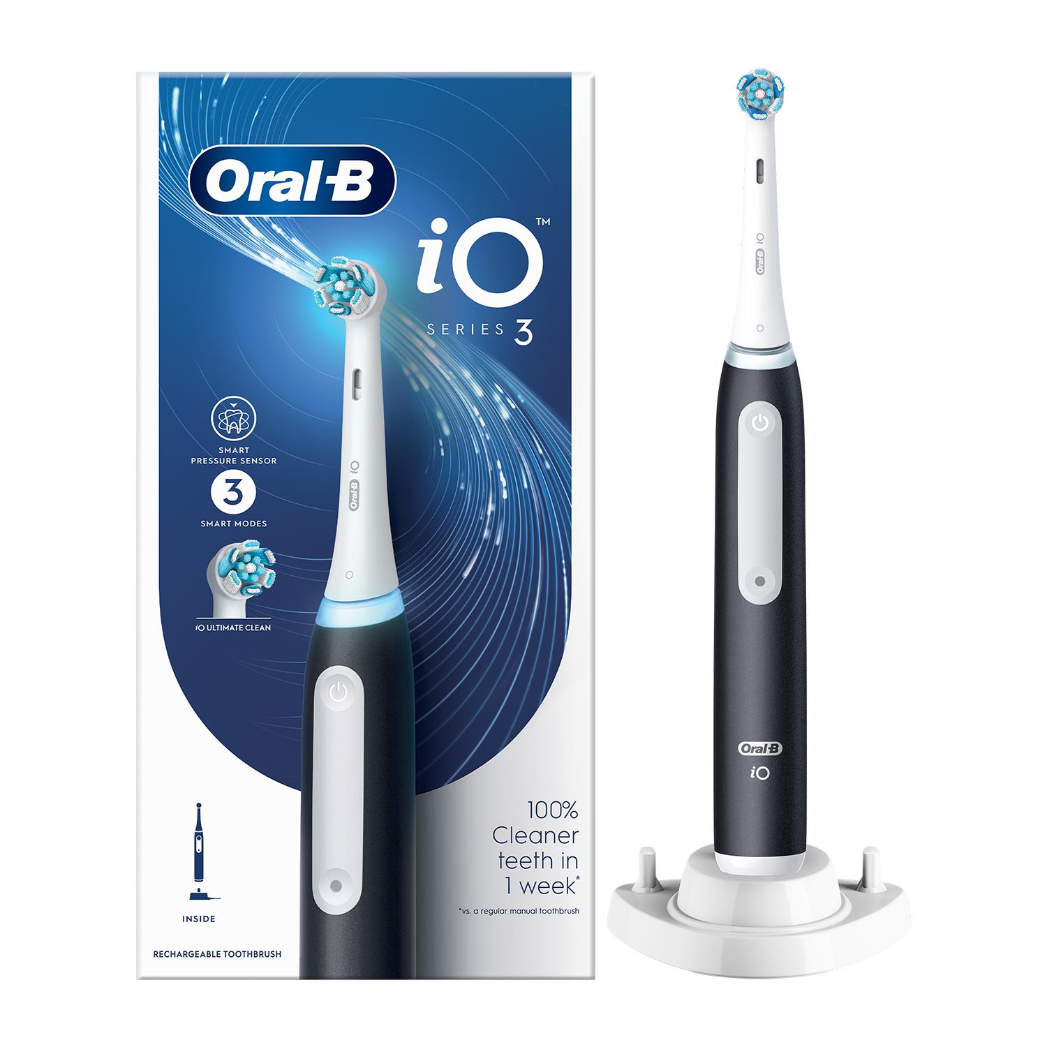 Oral-B iO3 Elektrische Wiederaufladbare Zahnbürste mit 3 Reinigungsmodi - Bild 34 von 36