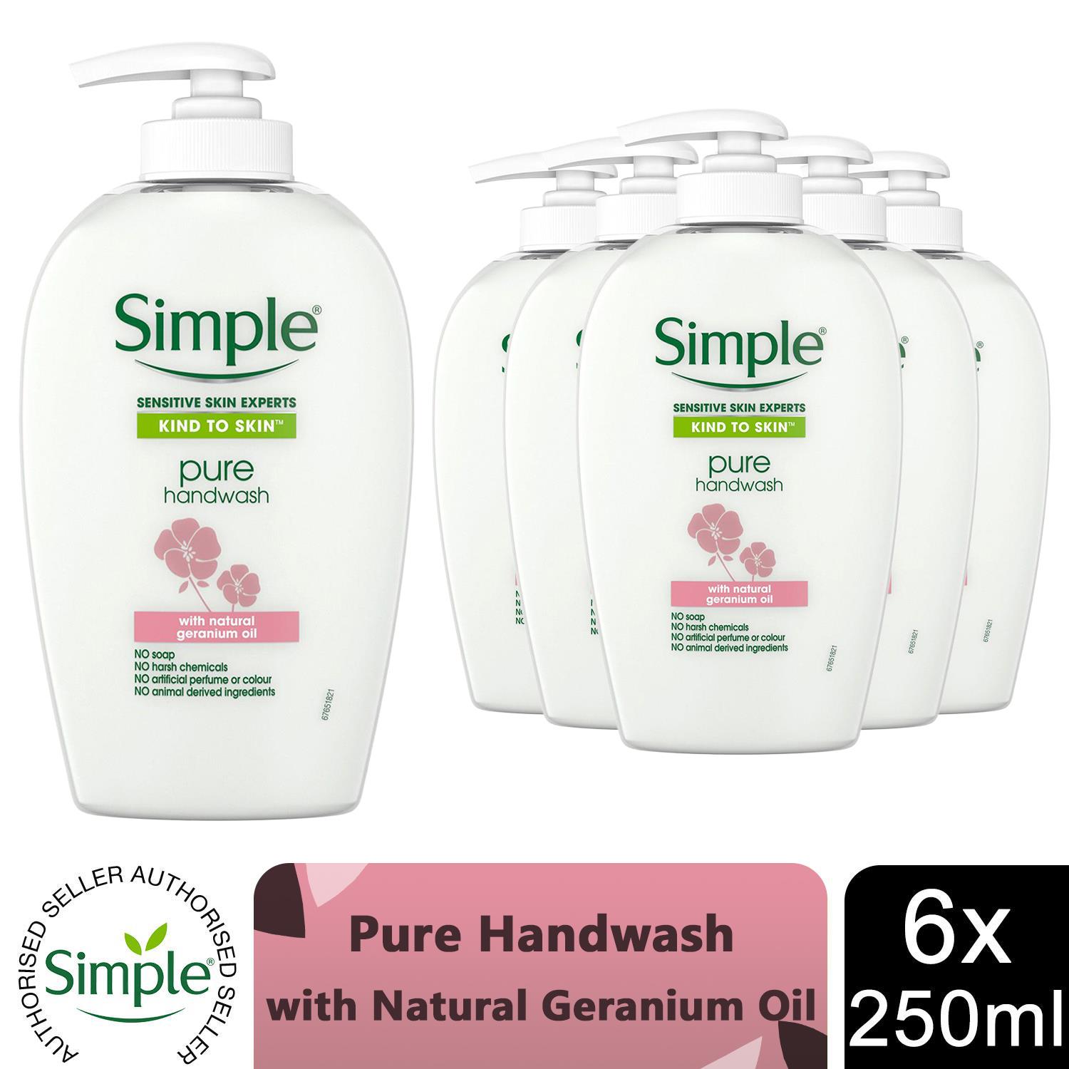 3xor6x 250ml Simple KindtoSkin Sensitive Skin Experts Hand Wash With Natural Oil - Picture 62 of 70