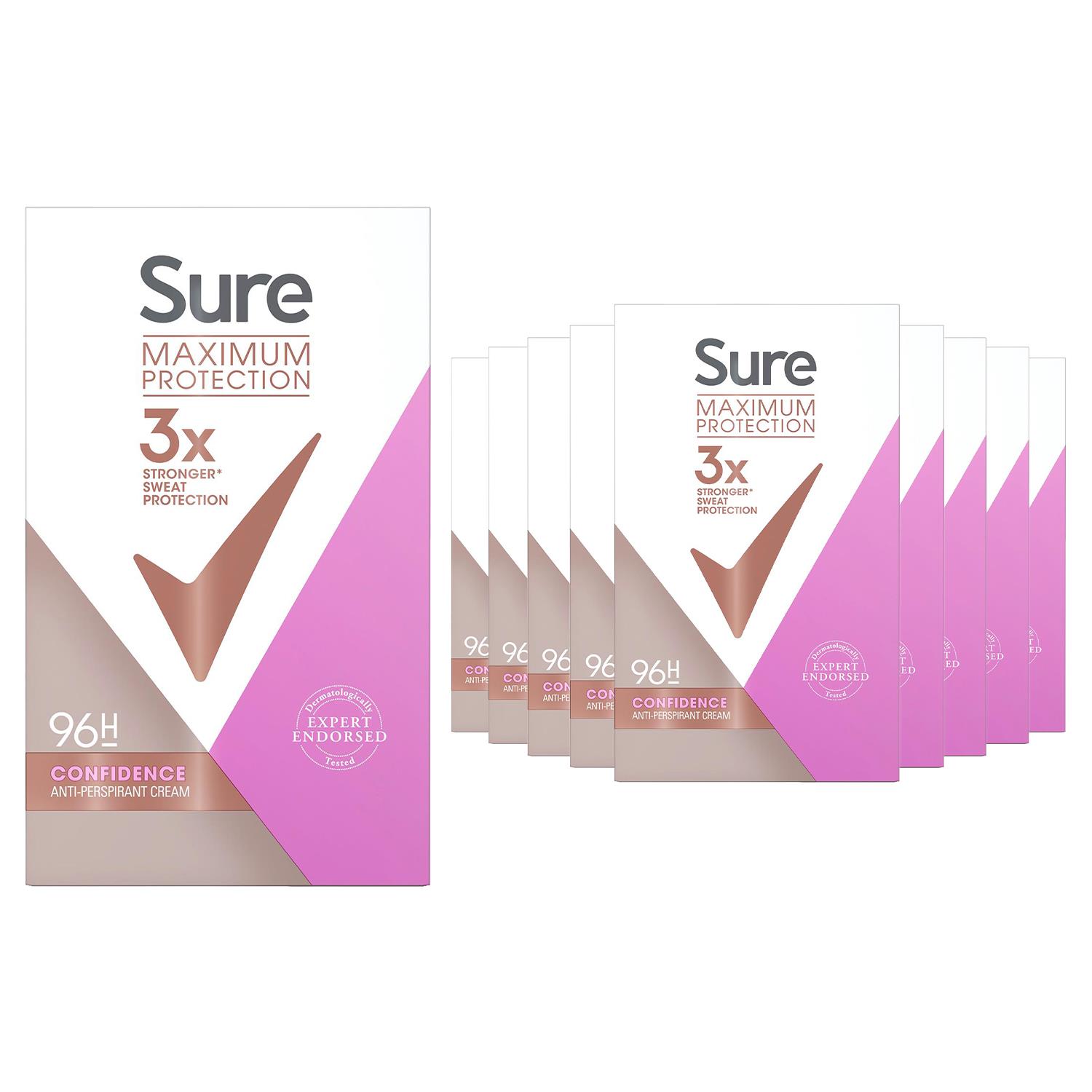 Sure Women Maximum Protection Anti-Perspirant Deodorant Cream, 45ml - Picture 119 of 142