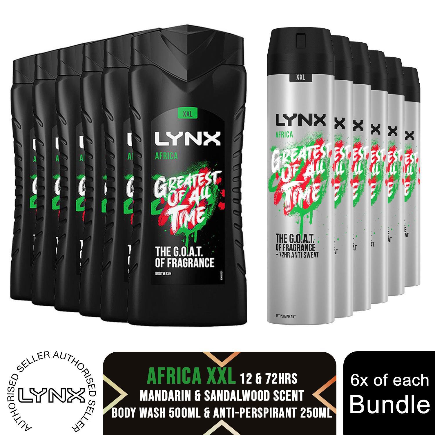 Lynx 12H Erfrischendes Duschgel 500 ml & 72H Fresh Antitranspirant 250ml, je 6x - Bild 8 von 46