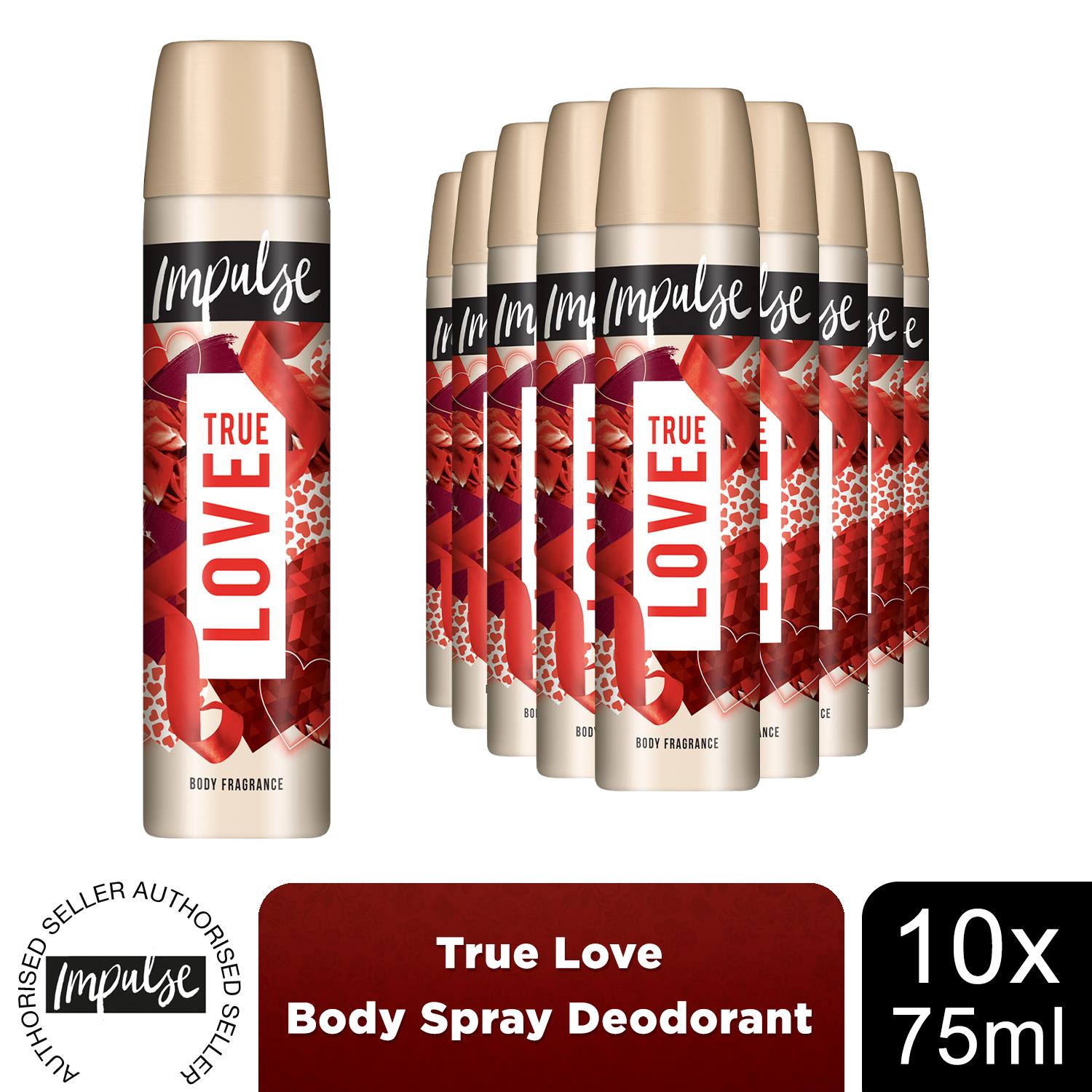 Impulse Body Spray Deodorant with Blend of Natural Scents 75ml, Multi-Packs - Picture 97 of 177