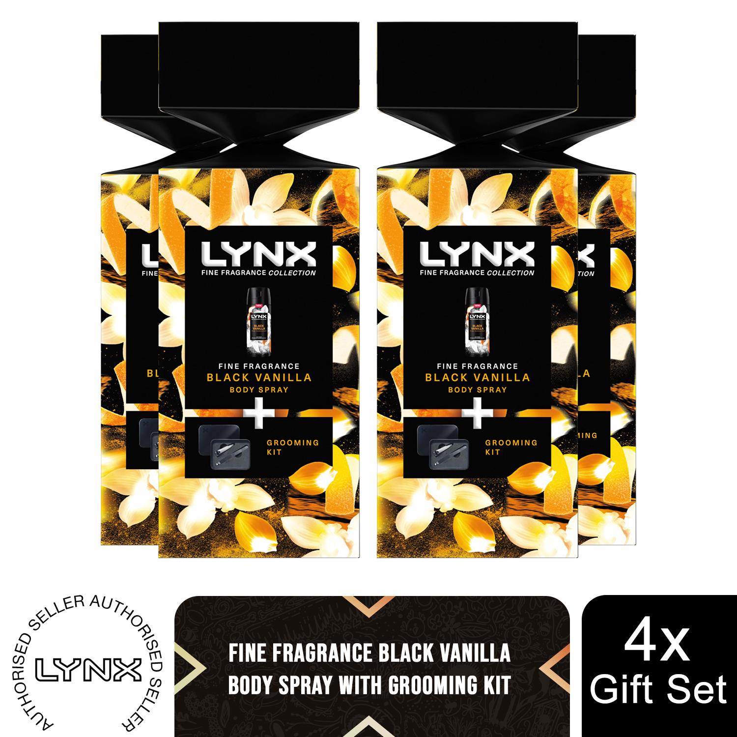 Lynx Fine Fragrance Black Vanilla Body Spray Gift Set for Him with Grooming Kit - Bild 30 von 36