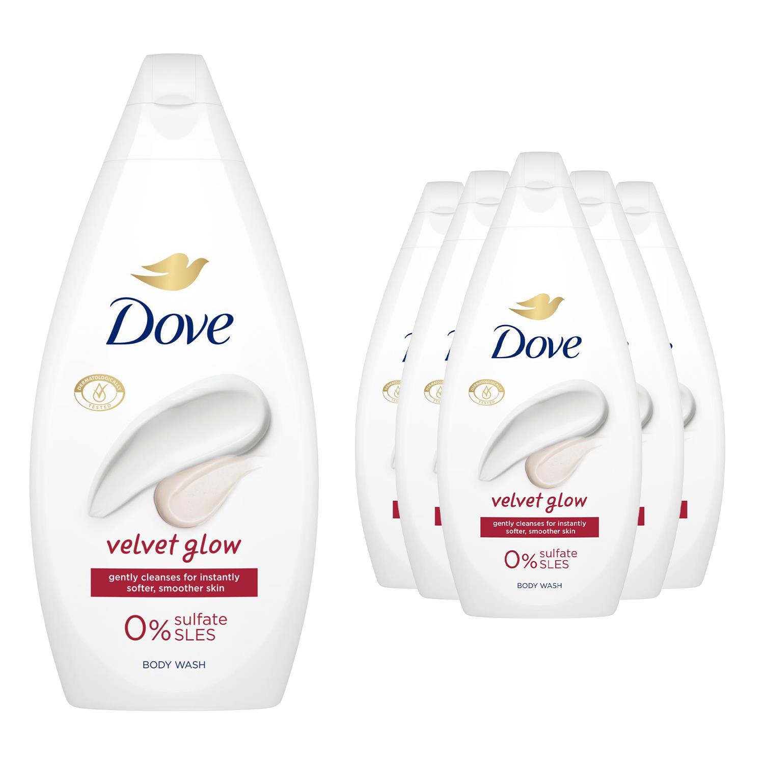 Dove Body Wash Moisturising Cream Caring/Pampering/Soothing 3x, 6x or 12x, 450ml - Picture 149 of 219