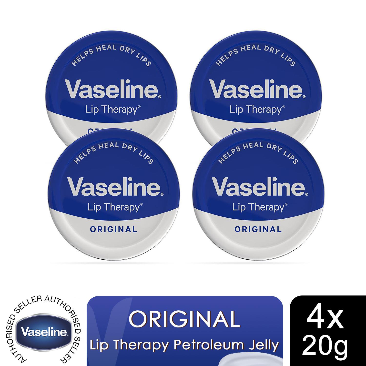 Vaseline Lip Therapy Petroleum Jelly, Rosy Lips/Aloe Vera/Original/Cocoa, 20gm - Picture 30 of 91
