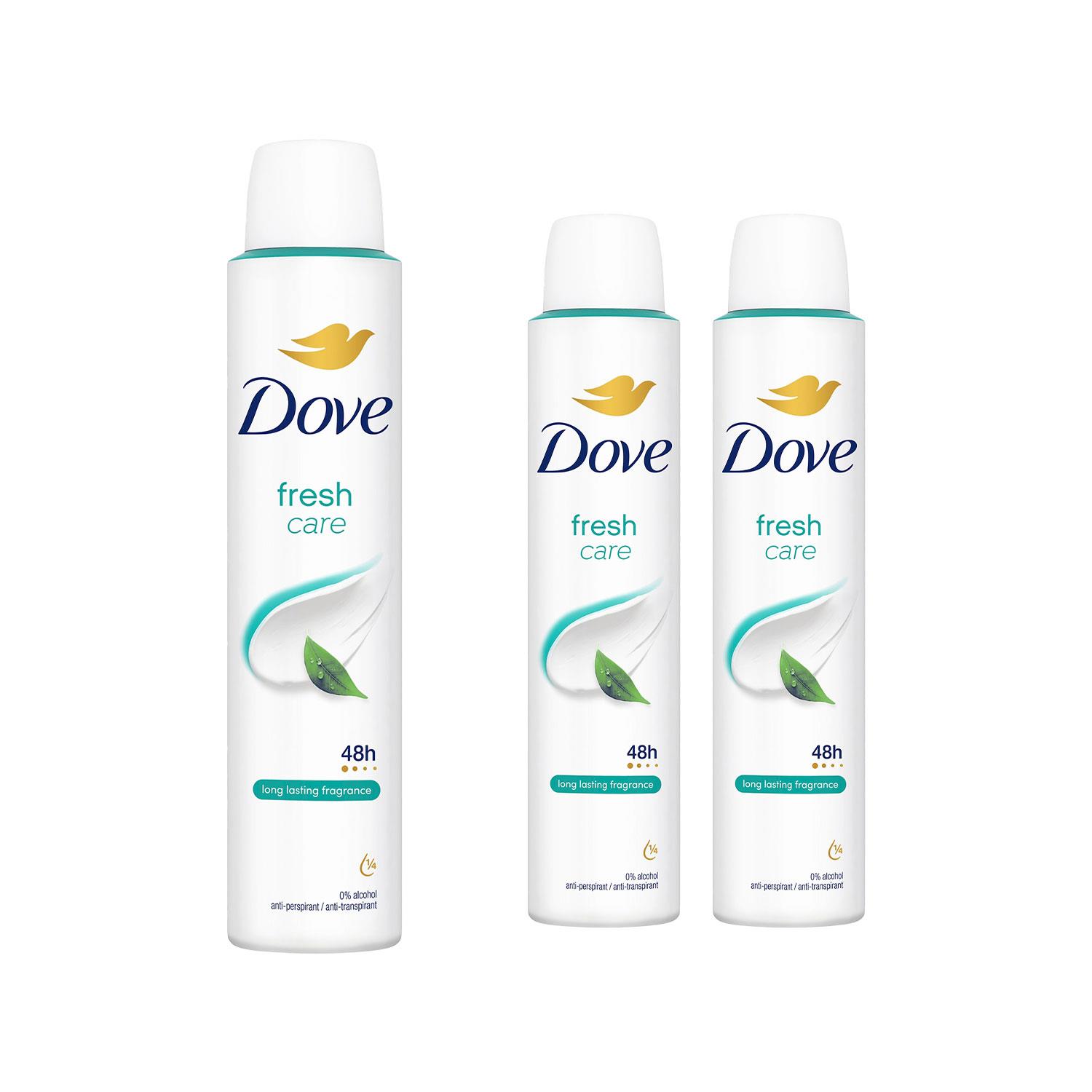 Dove Anti-Perspirant with 48H Sweat Protection Deodorant Spray 200ml, 3 Pack - Picture 45 of 56