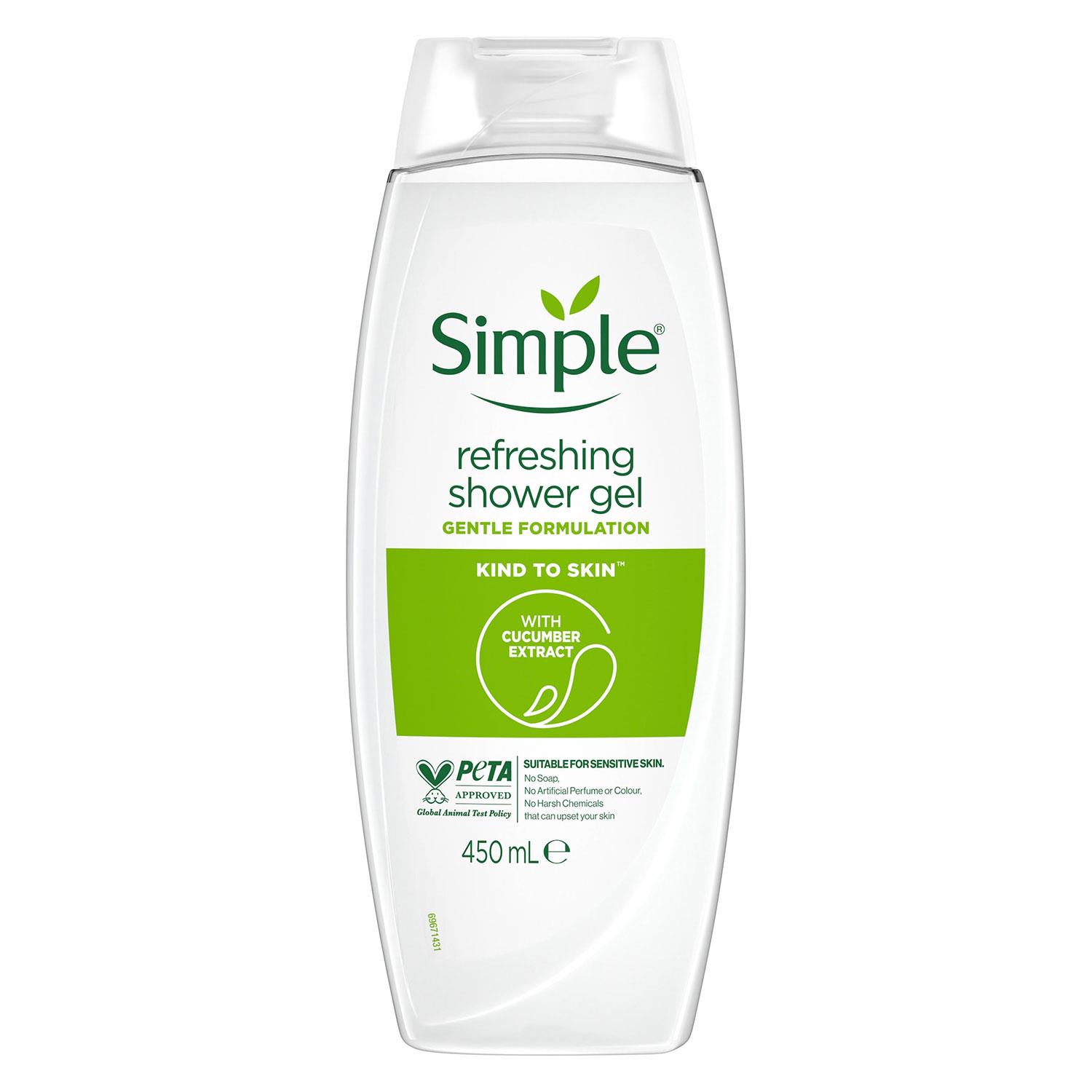 Gel de ducha refrescante, nutritivo o sensible Simple Kind to Skin, 450 ml - Imagen 113 de 124
