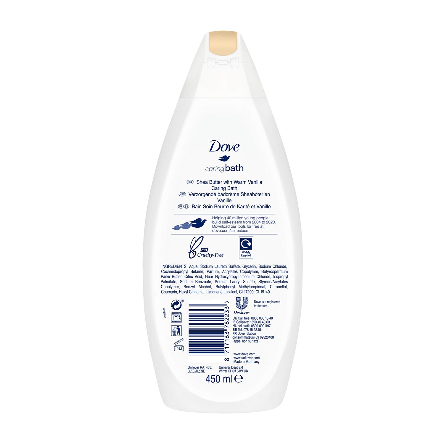 Dove Body Wash Moisturising Cream Caring/Pampering/Soothing 3x, 6x or 12x, 450ml - Picture 69 of 219