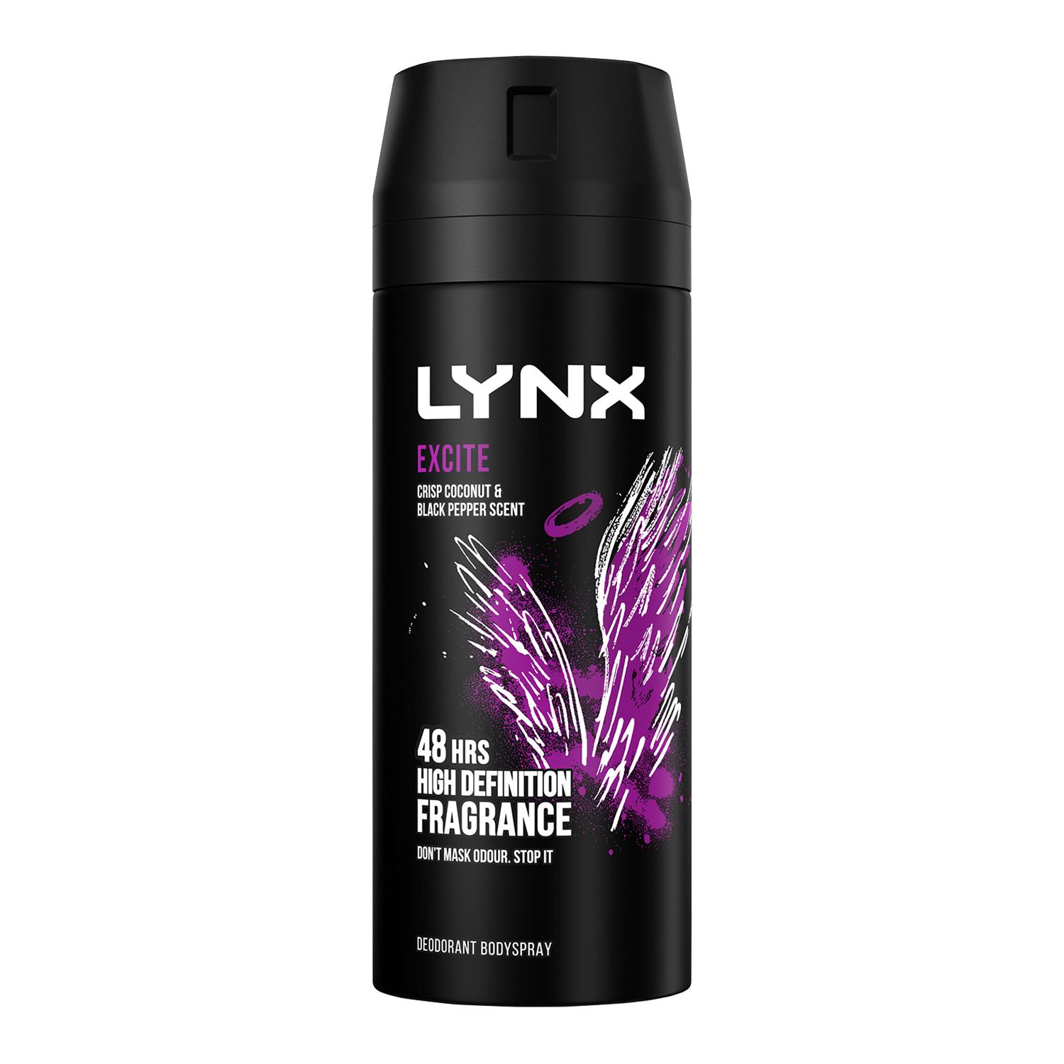 Lynx 48-Hour Odour Protection Body Spray Deodorant, 3 or 6 Pack, 150ml - Picture 62 of 185