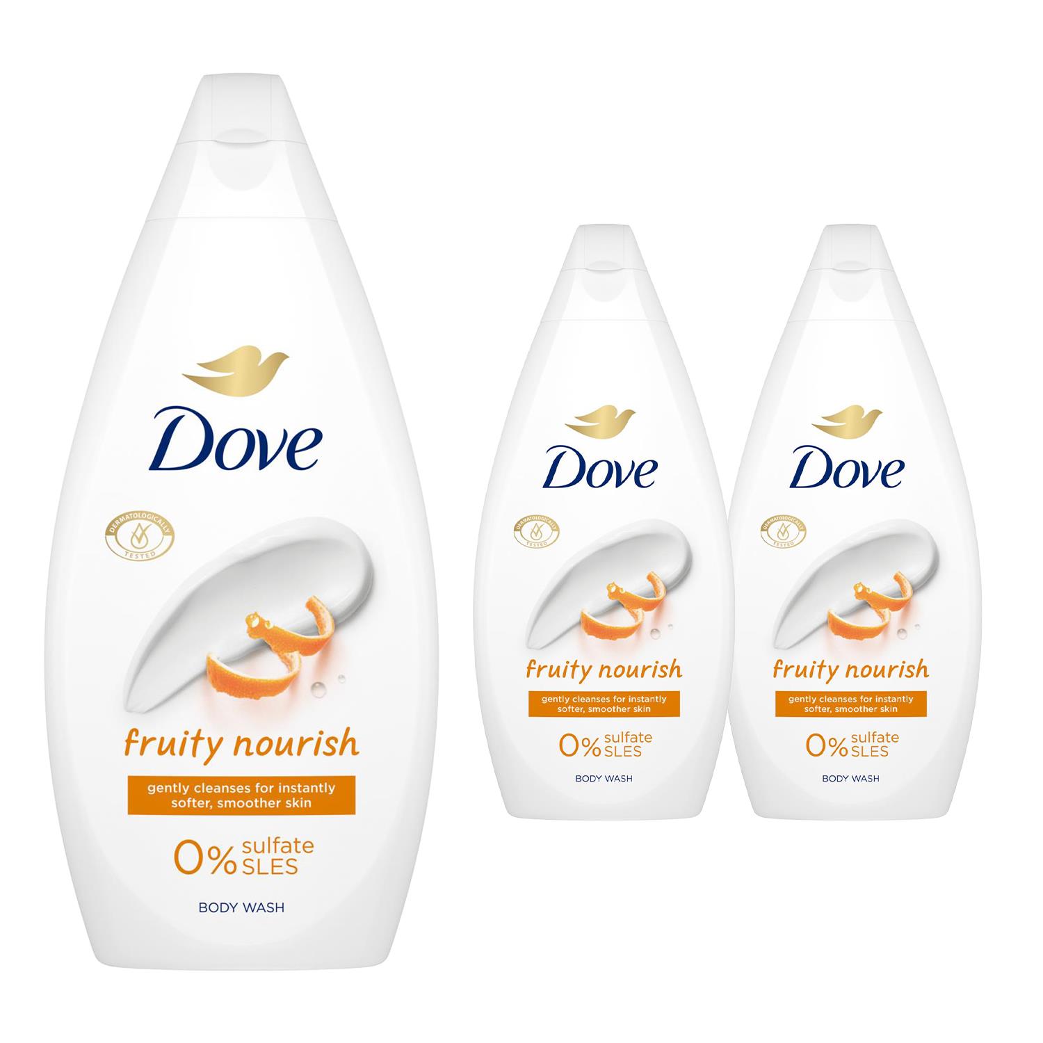 Dove Body Wash Moisturising Cream Caring/Pampering/Soothing 3x, 6x or 12x, 450ml - Picture 37 of 219