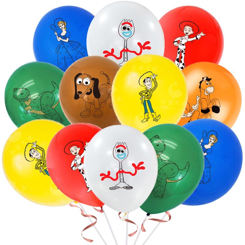 Globos Potdemiel Toy Story - Decoraciones de fiesta de látex de 12 pulgadas - Juego de 12 piezas - Imagen 4 de 10