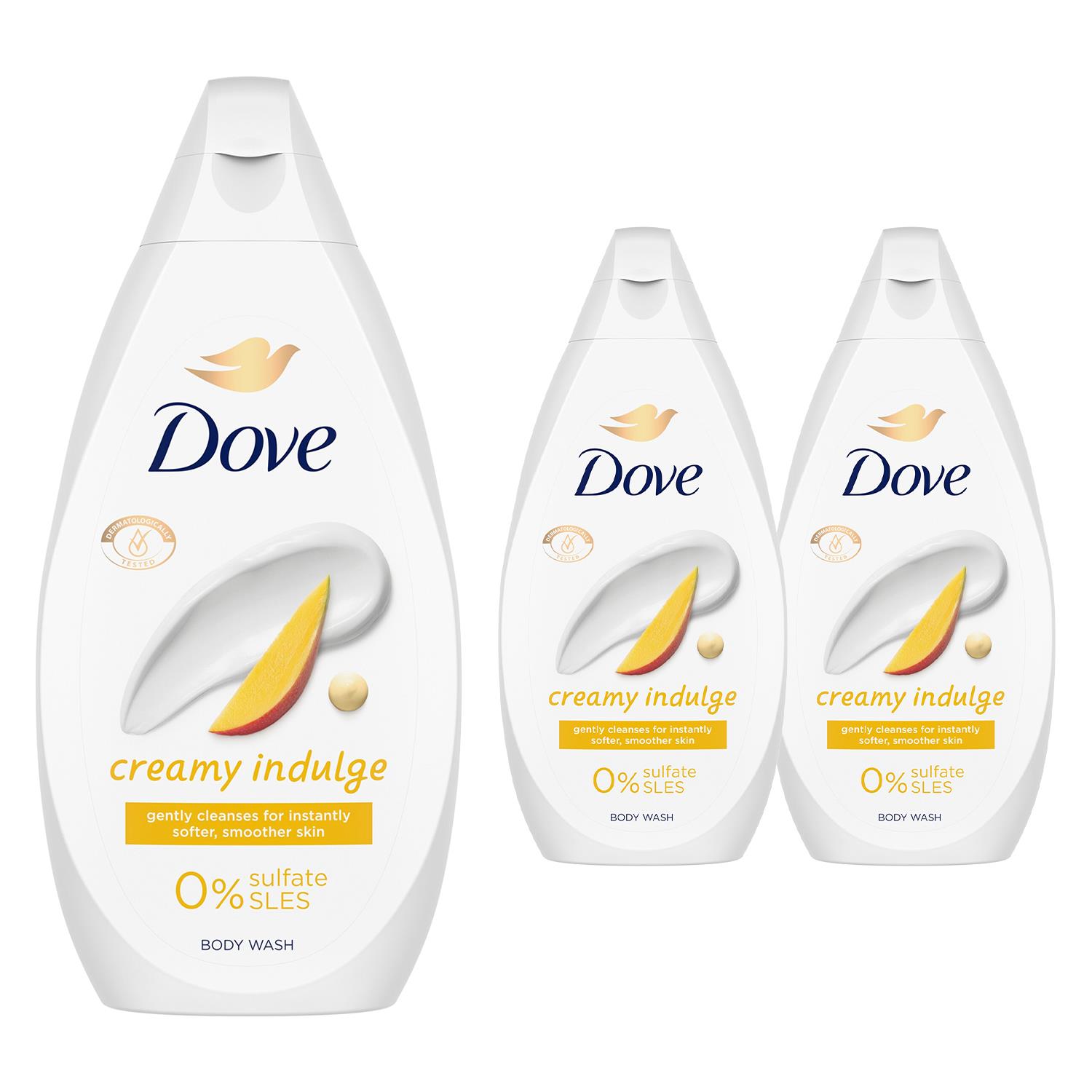 Dove Body Wash Moisturising Cream Caring/Pampering/Soothing 3x, 6x or 12x, 450ml - Picture 28 of 219