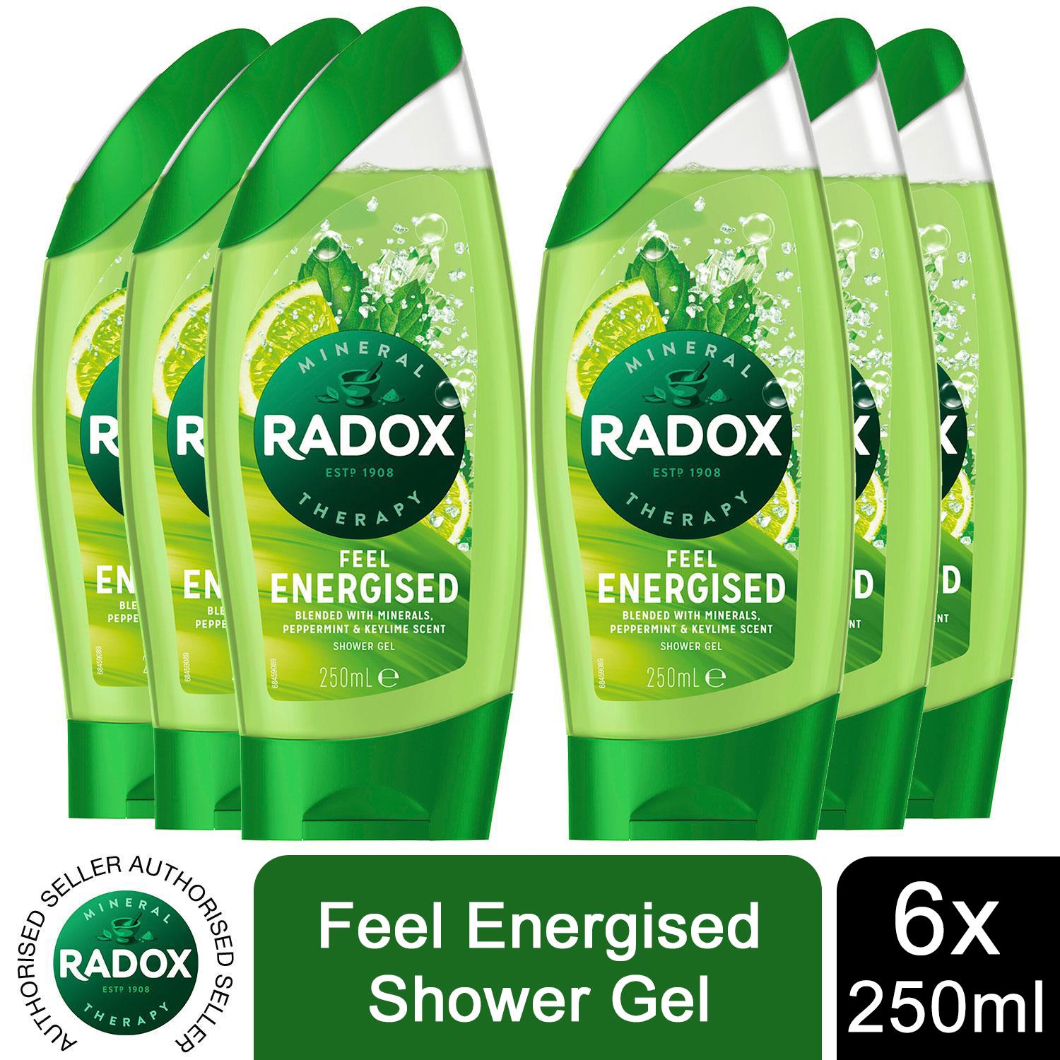 RADOX FEEL 2IN1 Shower Gel, 6 Pack, 250ml £11.49 PicClick UK