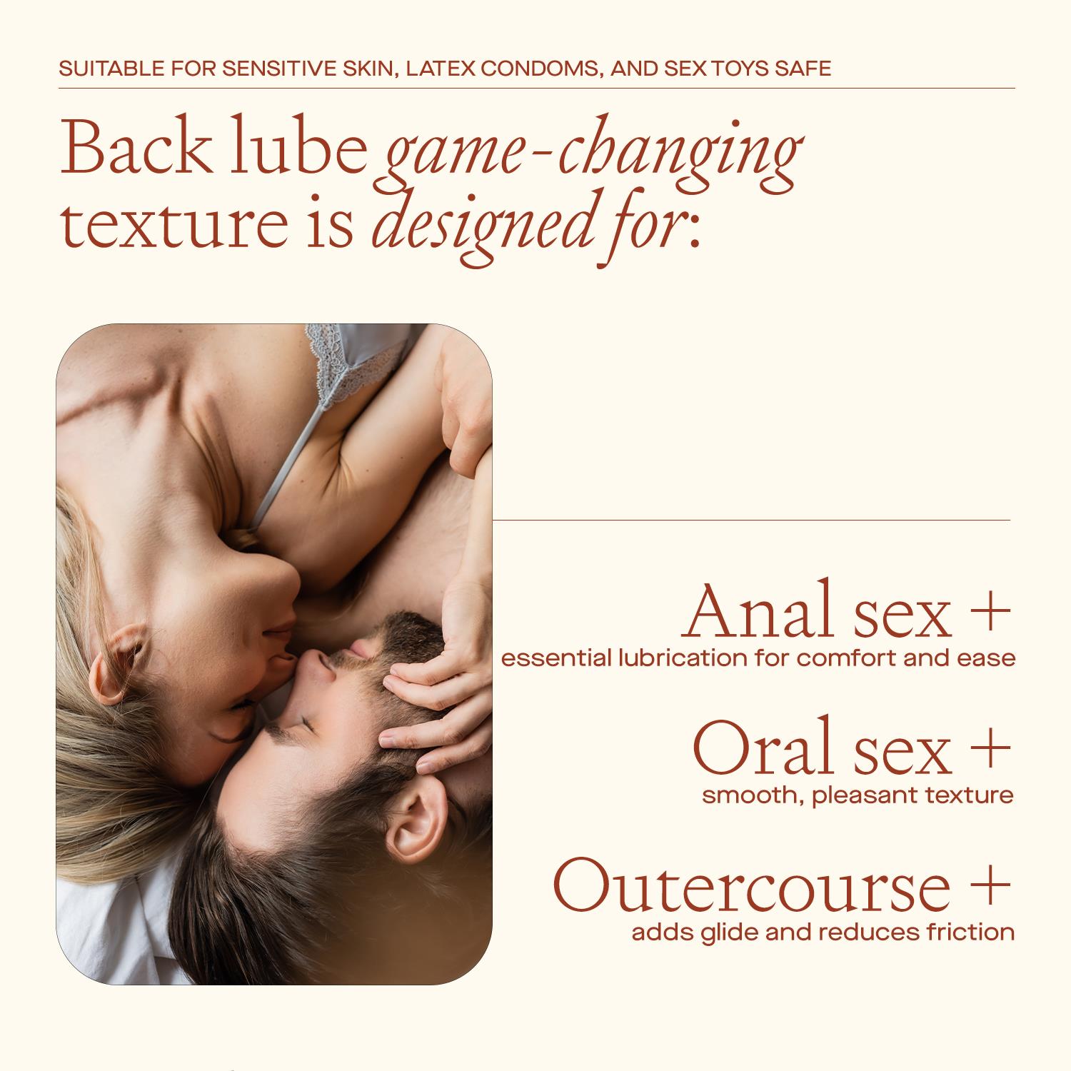 2x Roam Front / Back Water Based Lube for Intense Sex 100% Natural & Vegan 200ml - Picture 13 of 33