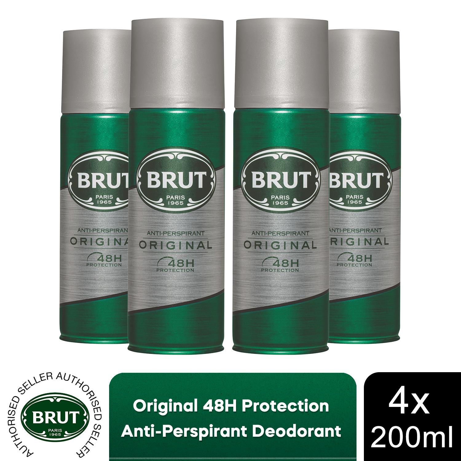 Brut Original Men's Anti-Perspirant Deodorant with Distinctive Fragrance, 200ml - Picture 12 of 33