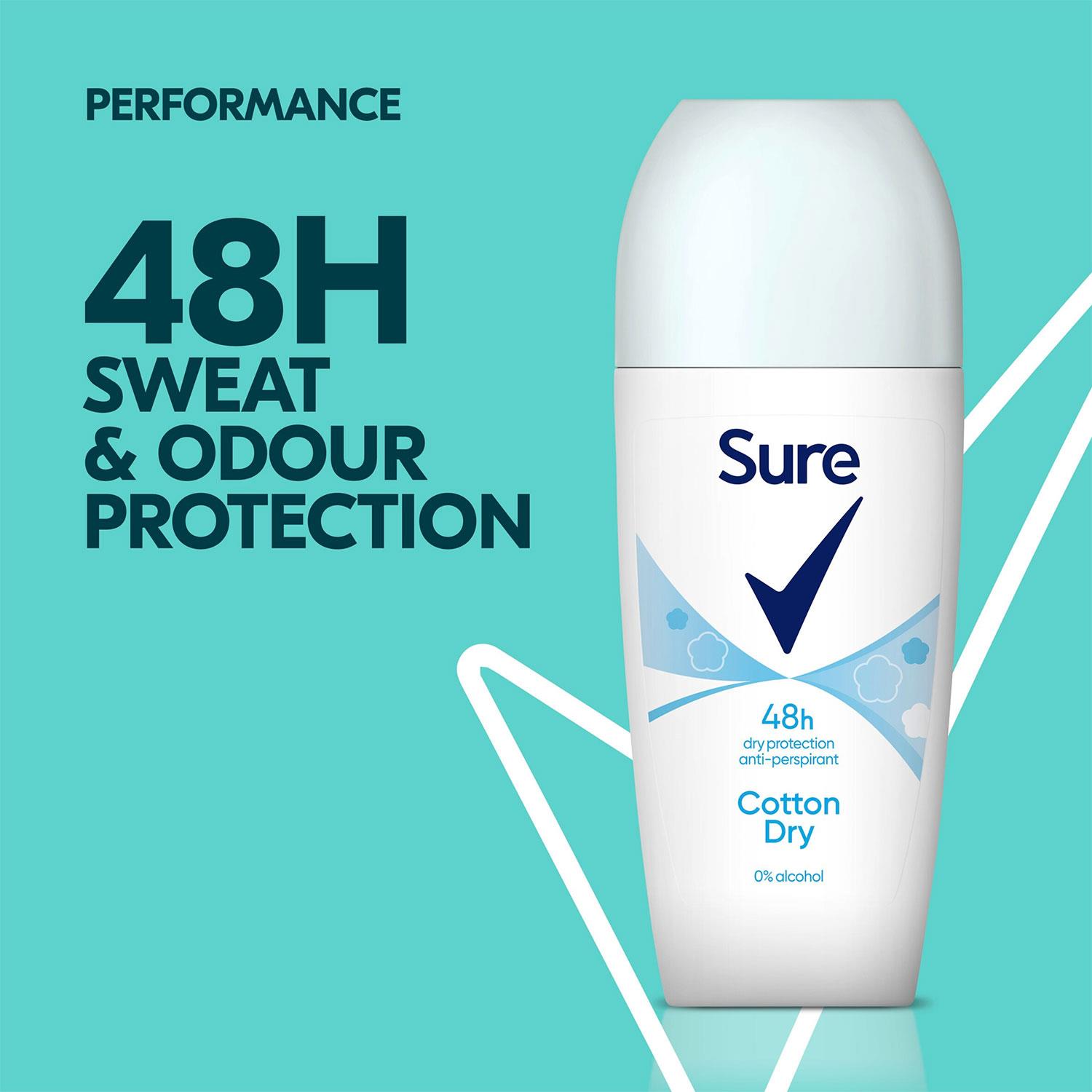 Sure Women Roll On 48 Hours Protection Anti-Perspirant Deodorant 50ml, 3 Pack - Picture 21 of 34
