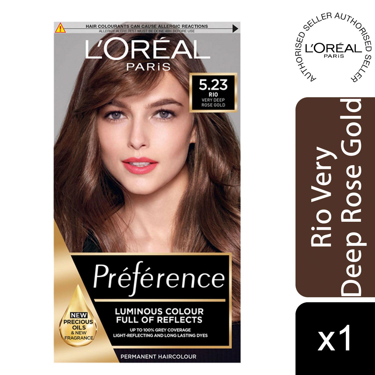 1Pk or 2Pk LOreal Paris Preference permanent hair dye,optimal grey hair