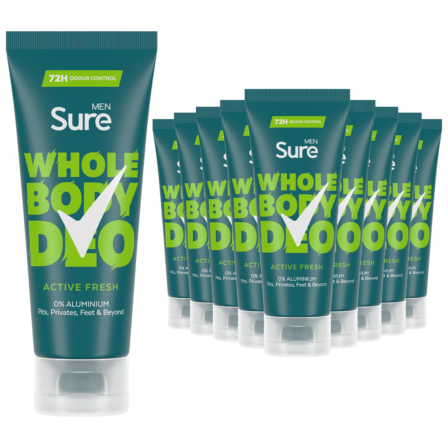 Sure Men Whole Body Deodorant Cream Ocean Rush & Active Fresh, 75ml - Picture 56 of 64