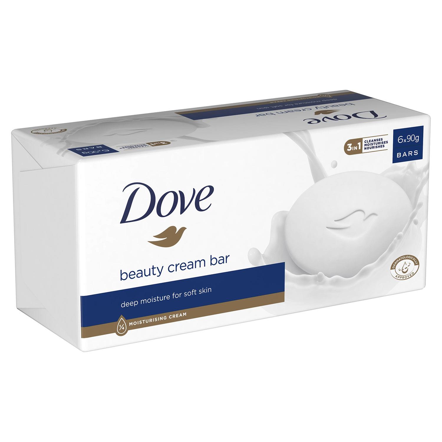 Dove Original Beauty Cream Bar Deep Moisture for Soft and Smooth Skin, 6 x 90g - Picture 14 of 35