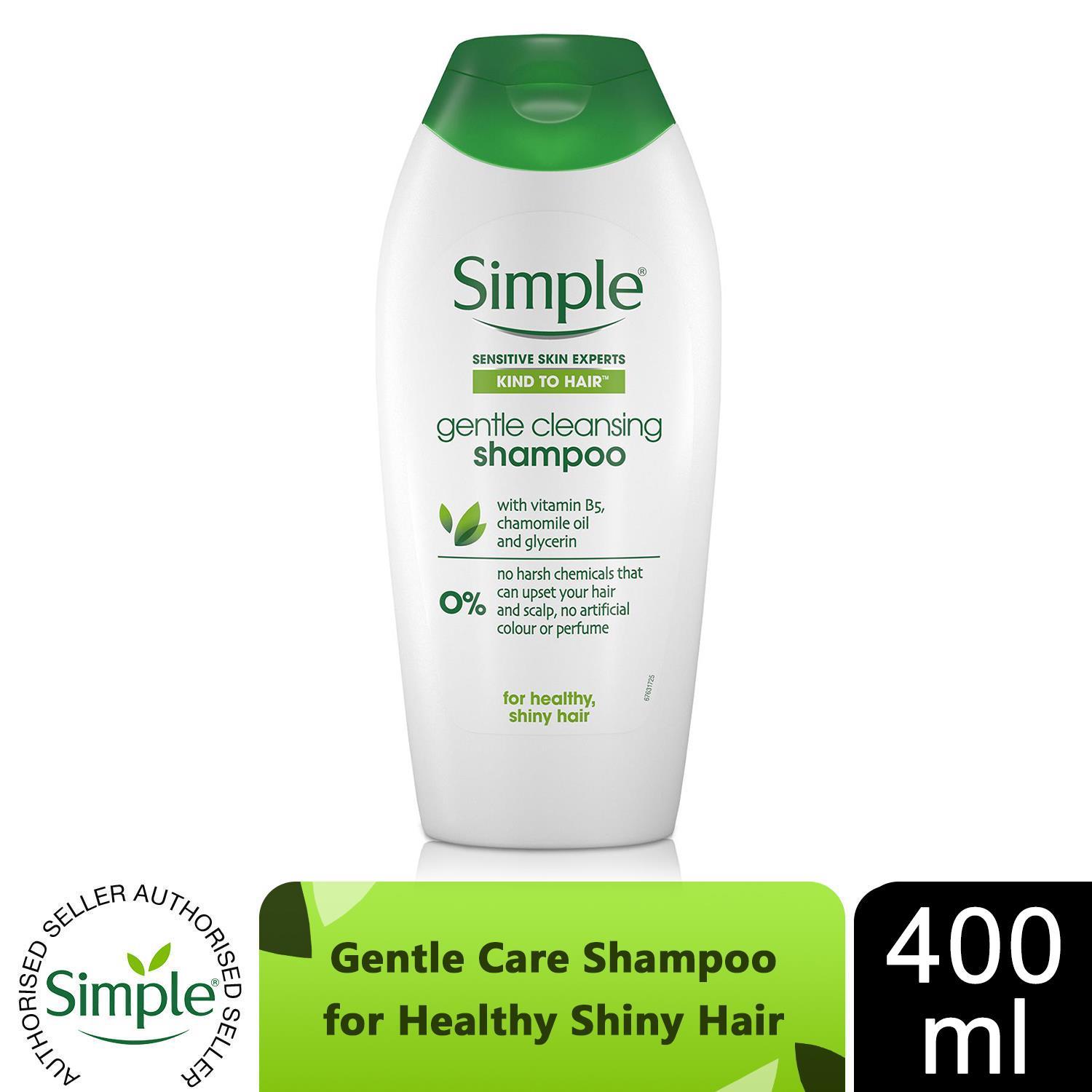 Simple Kind to Hair Gentle Cleansing Shampoo, 400ml