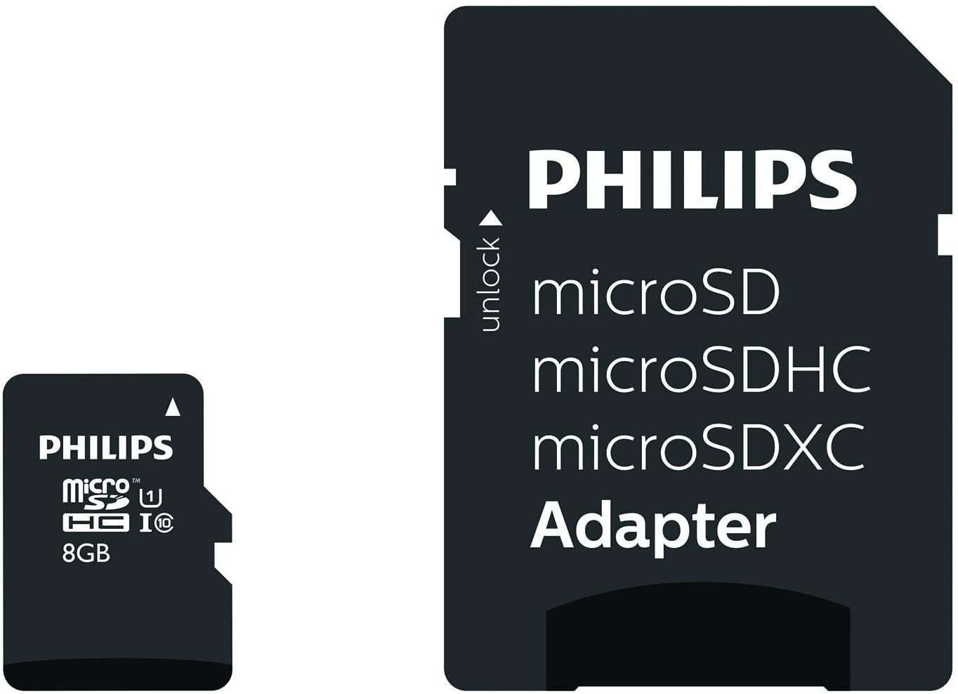Tarjeta de memoria Philips Micro SDHC clase 10 con adaptador - 8 GB, 16 GB y 32 GB - Imagen 10 de 13