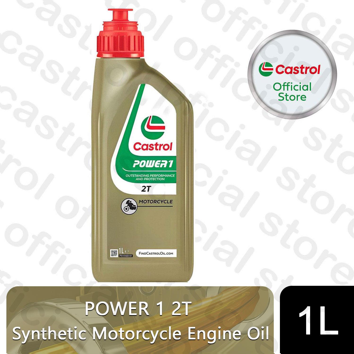 CASTROL POWER 1 2T Motorcycle Engine Oil Ultimate Scooter 2 Stroke 1 Litre - Picture 9 of 23