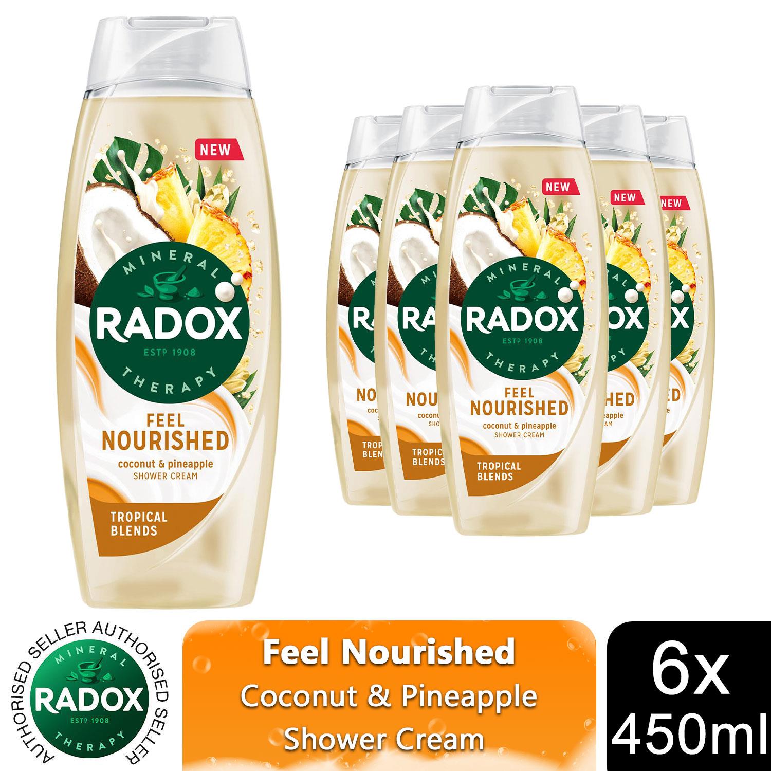 6x Radox Mineral Therapy Feel Nourished, Restored or Indulged Shower Cream,450ml - Picture 14 of 25