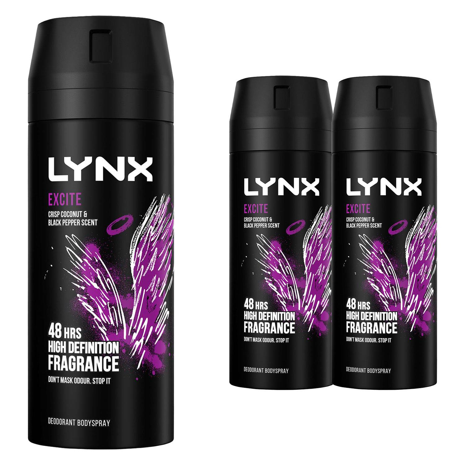 Lynx 48-Hour Odour Protection Body Spray Deodorant, 3 or 6 Pack, 150ml - Picture 64 of 185