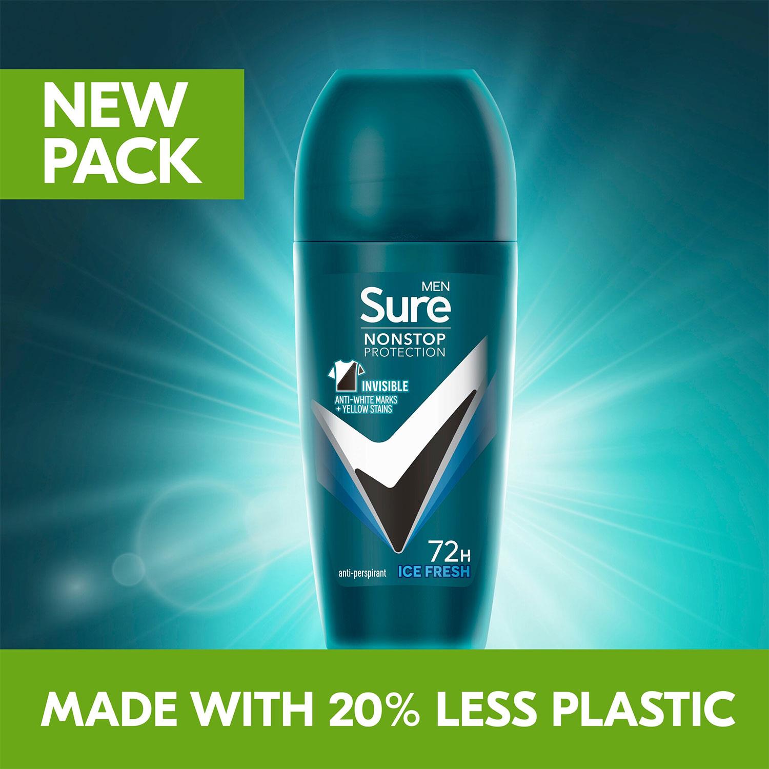 Sure Men Antiperspirant Deodorant Roll On 72H Nonstop Protection 50ml, 24 Pack - Picture 19 of 44