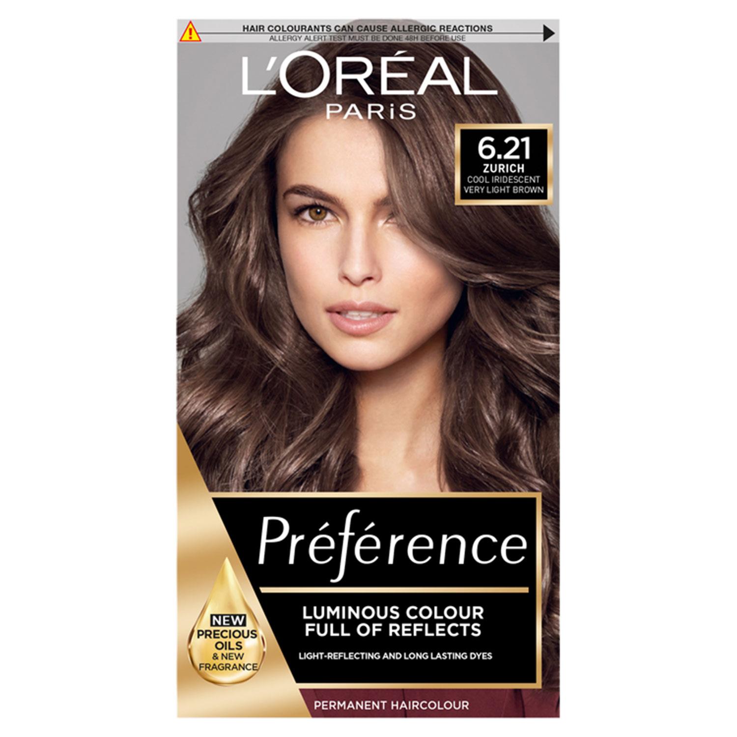 1Pk or 2Pk LOreal Paris Preference permanent hair dye,optimal grey hair