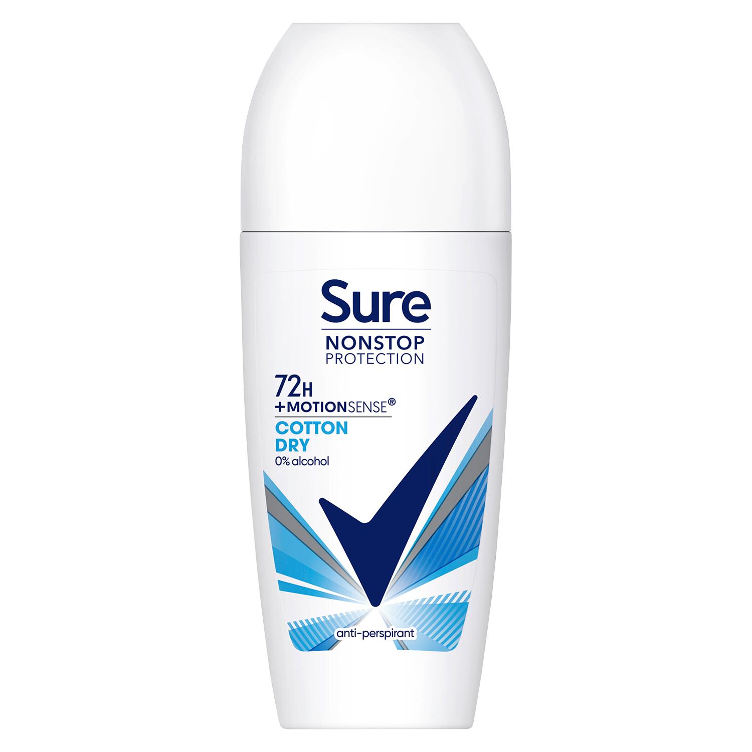 Sure Women Motion Sense AP Deodorant Roll-on 72H Nonstop, Protection 50ml, 3Pack - Picture 17 of 46