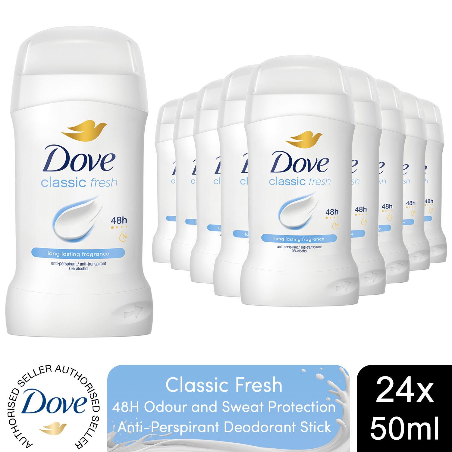 Dove Women Anti-Perspirant Deodorant Stick with 48H Sweat Protection, 50ml - Picture 109 of 141