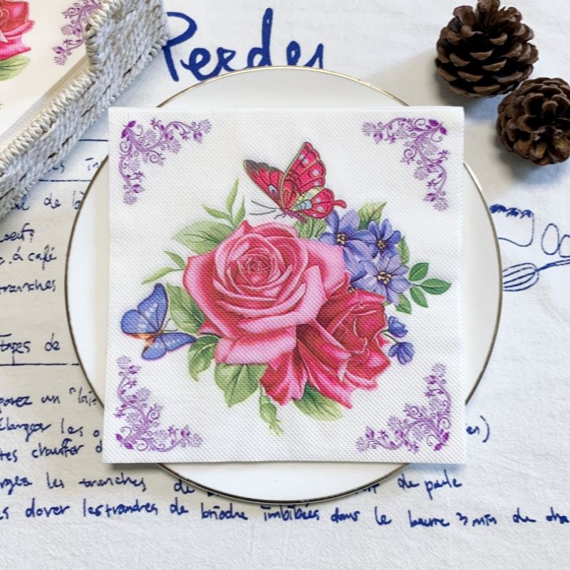 Elegantes Servilletas Mariposa - Ecológicas Paquete de 20 para Cualquier Ocasión - Imagen 18 de 34