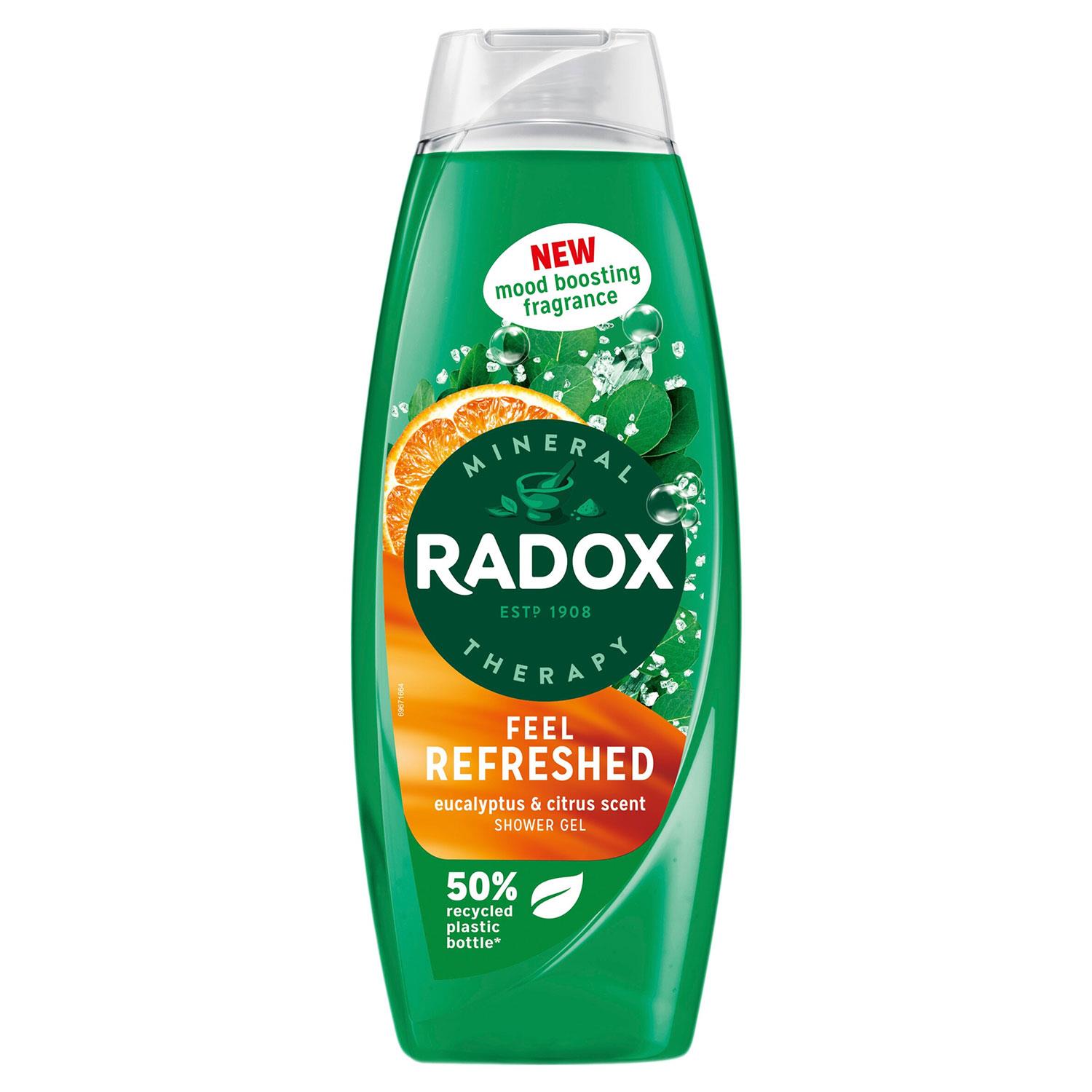 Gel de ducha terapia mineral Radox con nueva fragancia estimulante del estado de ánimo 675 ml, paquete de 3 - Imagen 35 de 45